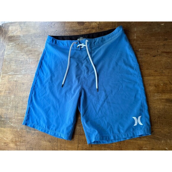 Hurley Swim Trunks Men's Size 30 Blue Board Shorts Swimming Bathing Suit - Picture 7 of 7